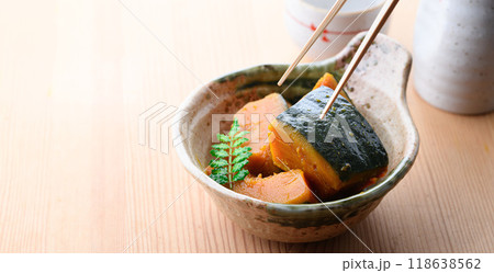 かぼちゃ煮物 かぼちゃ煮物 118638562