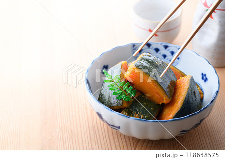 かぼちゃ煮物 かぼちゃ煮物 118638575