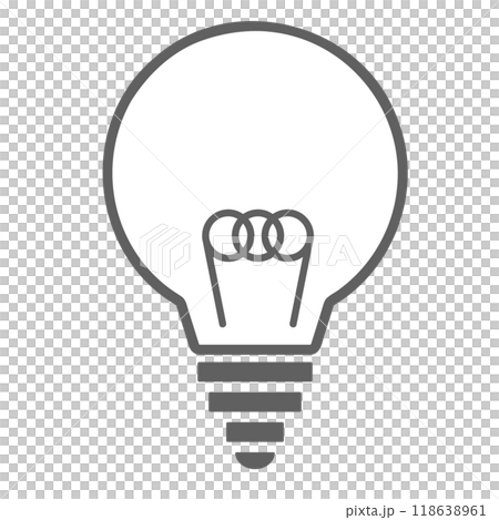 A shining light bulb, inspiration 118638961