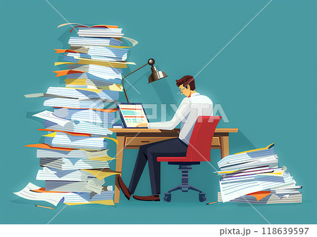 Paperless online employee exams, smart technology, electronic documents Paperless online employee exams, smart technology, electronic documents 118639597