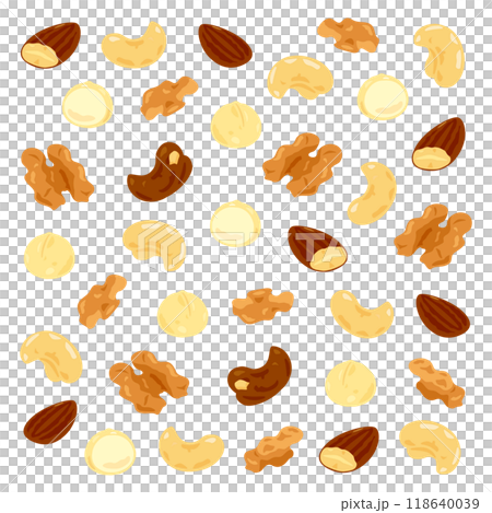 混合堅果背景 118640039