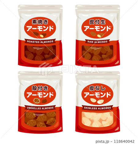 袋入りのアーモンドセット 袋入りのアーモンドセット 118640042