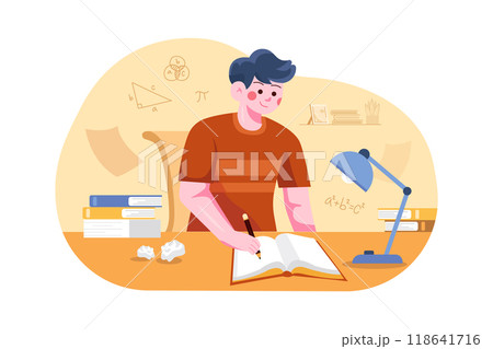Covid 19 Rules Illustration concept on white background 118641716