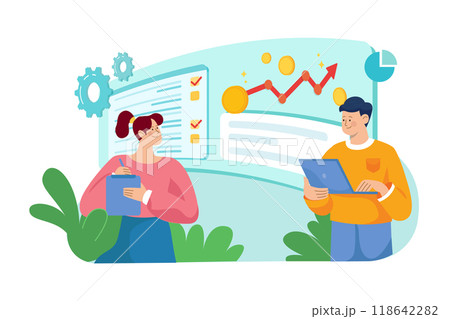 Businessman With Crypto Analytics 118642282