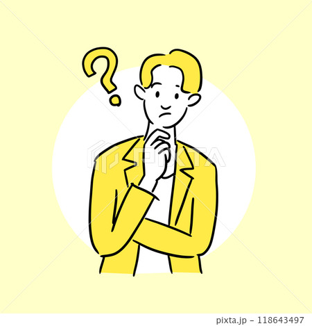 悩むビジネスマン 118643497