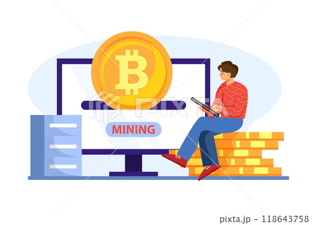Cryptocurrency Mining 118643758