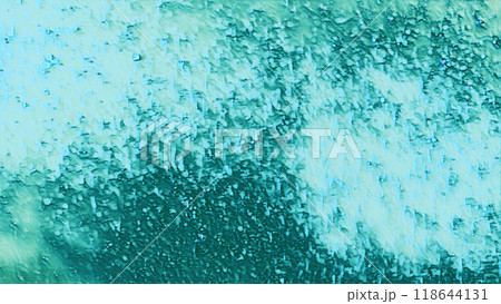 Dynamic cyan blue aqua pixel texture vibrant splashes bubbles flow art illustration abstract background. 118644131