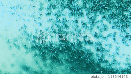 Abstract aqua bubbles dynamic blue green textures contemporary designs art illustration background. 118644148