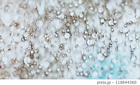 Intricate macro water droplets on textured surface showcasing abstract patterns clarity art illustration background. 118644360
