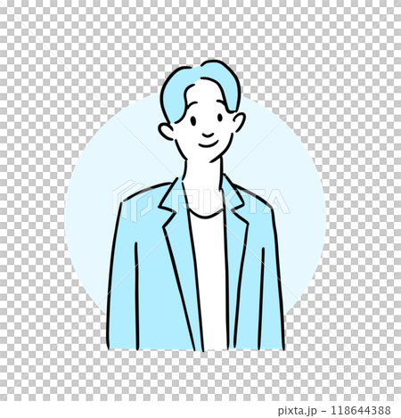 若い笑顔のビジネスマン 118644388