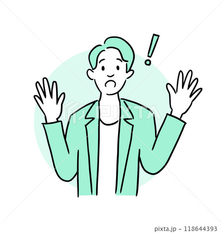 驚くビジネスマン 118644393