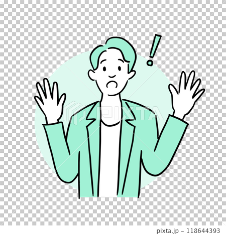 驚くビジネスマン 118644393