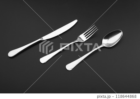 Fork knife and spoon 118644868