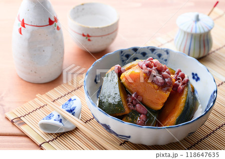郷土料理 かぼちゃ いとこ煮 （ 従兄弟煮 ） 118647635