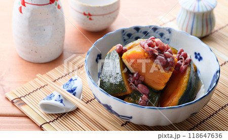 郷土料理 かぼちゃ いとこ煮 ( 従兄弟煮 ) 郷土料理 かぼちゃ いとこ煮 ( 従兄弟煮 ) 118647636
