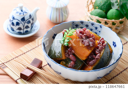 郷土料理 かぼちゃ いとこ煮 （ 従兄弟煮 ） 118647661