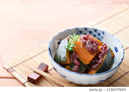 郷土料理 かぼちゃ いとこ煮 （ 従兄弟煮 ） 118647664