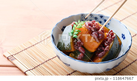 郷土料理 かぼちゃ いとこ煮 ( 従兄弟煮 ) 郷土料理 かぼちゃ いとこ煮 ( 従兄弟煮 ) 118647667