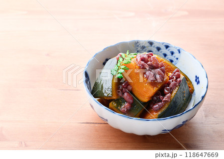 郷土料理 かぼちゃ いとこ煮 ( 従兄弟煮 ) 郷土料理 かぼちゃ いとこ煮 ( 従兄弟煮 ) 118647669