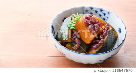 郷土料理 かぼちゃ いとこ煮 ( 従兄弟煮 ) 郷土料理 かぼちゃ いとこ煮 ( 従兄弟煮 ) 118647670