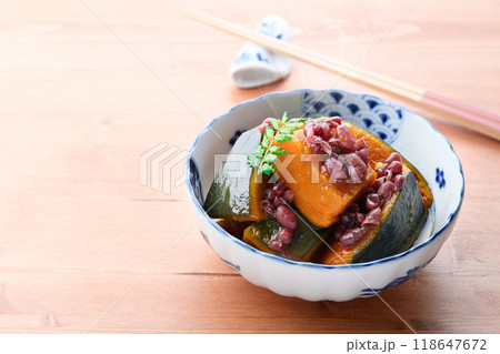 郷土料理 かぼちゃ いとこ煮 ( 従兄弟煮 ) 郷土料理 かぼちゃ いとこ煮 ( 従兄弟煮 ) 118647672