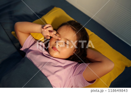 Child Awaking Early In The Morning Child Awaking Early In The Morning 118649843