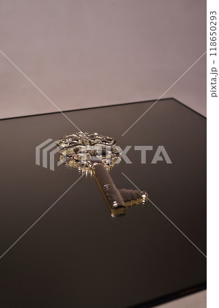 Subject photo shoot of accessories - keys, heart, butterfly, squirrel Subject photo shoot of accessories - keys, heart, butterfly, squirrel 118650293