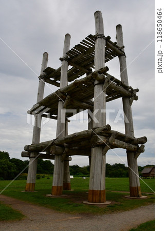 三内丸山遺跡14 大型掘立柱建物 118650464