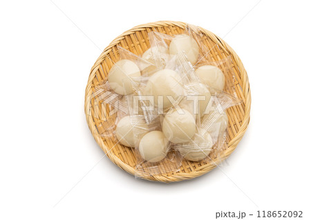 個包装された丸餅 118652092