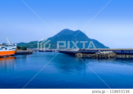 姫島港と矢筈岳 118653136