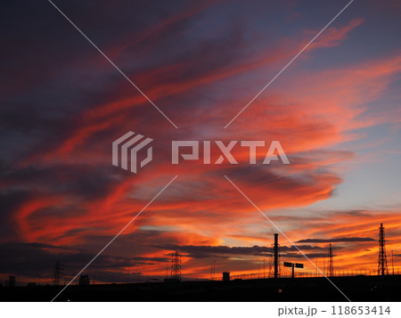 幻想的な夕景 幻想的な夕景 118653414