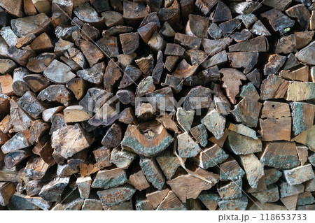 薪の山（テクスチャ） 118653733
