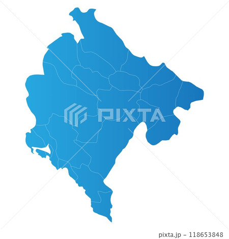 Montenegro district Country land Map 118653848