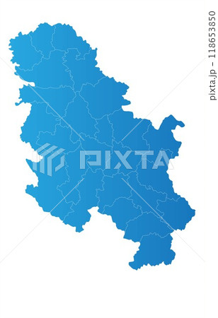 Serbia district Country land Map Serbia district Country land Map 118653850