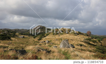 View from Lauvnesfjell direction North, Egersund, Norway. 118654710