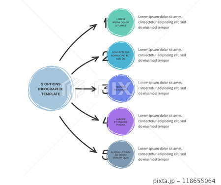 Hand Drawn Diagram Template 118655064