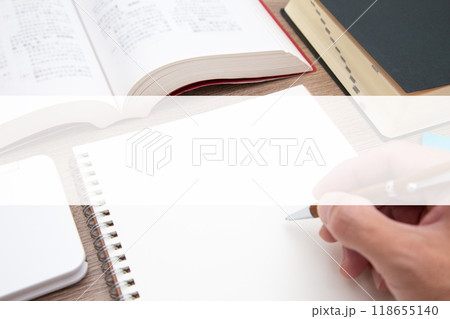 勉強　学習　コピースペース 118655140