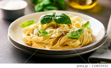 バジルソーススパゲティ バジルソーススパゲティ 118655432