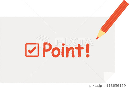 ポイント、重要のイラスト素材 118656129