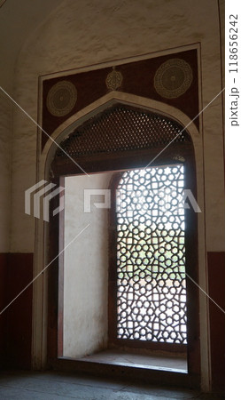 フマユーン廟内部の装飾【インド・デリー】 フマユーン廟内部の装飾【インド・デリー】 118656242