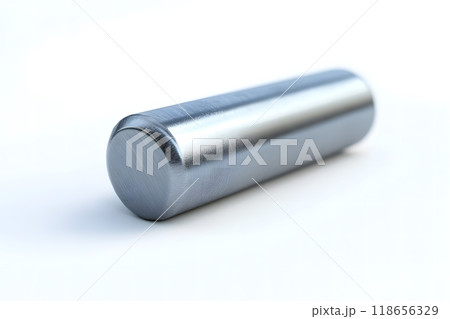 Round Silver Steel Bar, For Manufacturing. Generative AI. 118656329