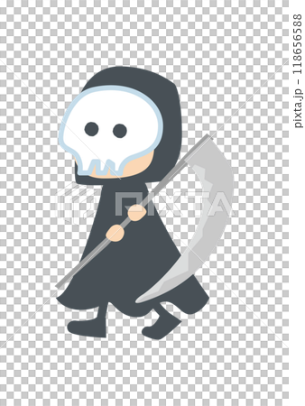 萬聖節的孩子角色扮演 118656588