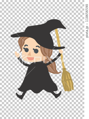 ハロウィンのコスプレをする子供 118656590