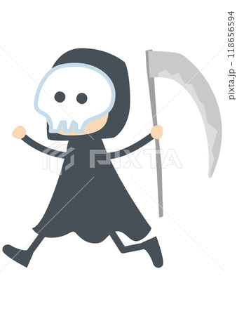 ハロウィンのコスプレをする子供 118656594