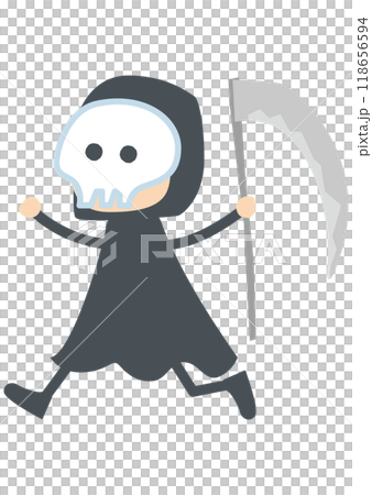 ハロウィンのコスプレをする子供 118656594