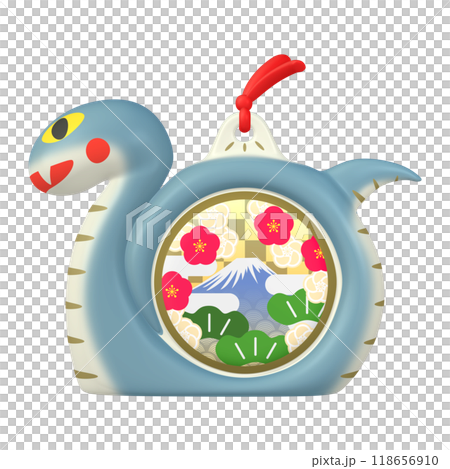 新年賀卡插畫素材生肖蛇年蛇雕像(1_4)藍色 新年賀卡插畫素材生肖蛇年蛇雕像(1_4)藍色 118656910