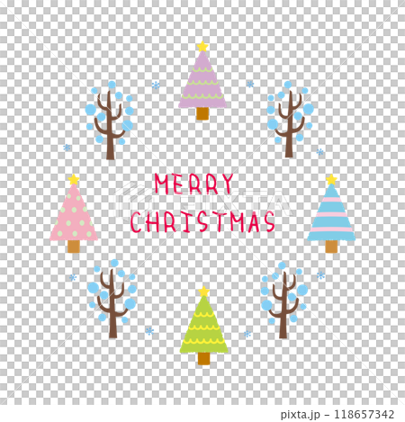 2024クリスマスイメージ素材2ベク 2024クリスマスイメージ素材2ベク 118657342