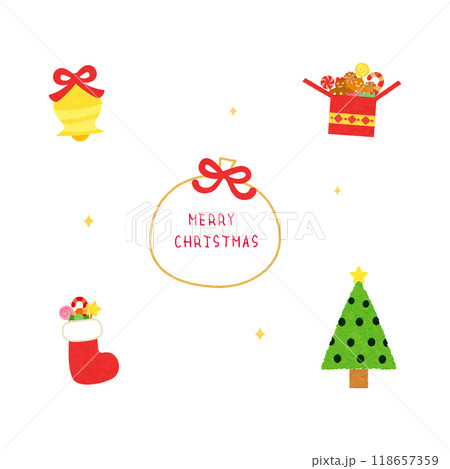 2024クリスマスイメージ素材7 118657359