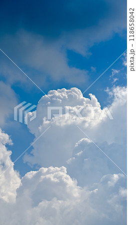 空素材（縦構図） 118658042