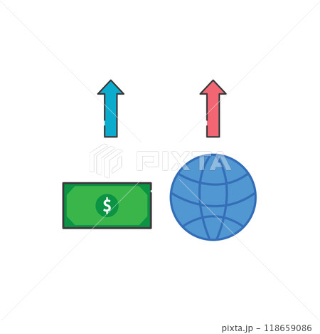 Money banking logo icon Money banking logo icon 118659086